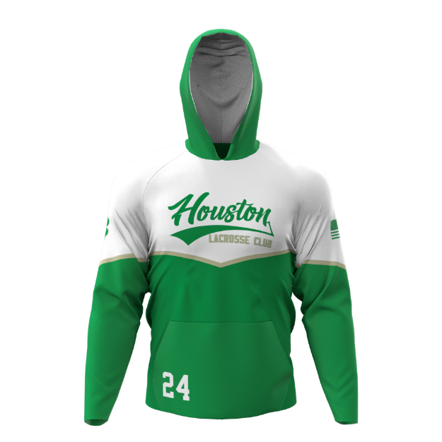 Picture of Stripe Point Sublimated Hooded Sweatshirt - Houston LC