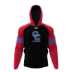 Picture of 3 Bar Black Sublimated Hooded Sweatshirt - Cherry Creek Lacrosse