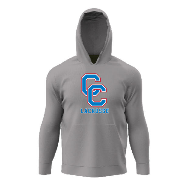 Picture of Gray Cotton Hooded Sweatshirt - Cherry Creek Lacrosse