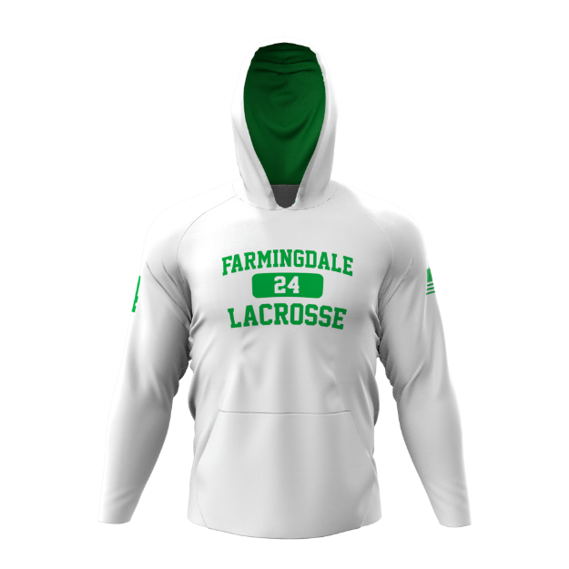 Picture of White Sublimated Hooded Sweatshirt - Farmingdale