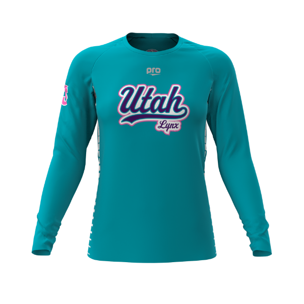 Picture of Women Long Sleeve Performance Shirt -Utah Lynx