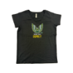 Picture of Women Vneck Tshirt (Black) - Mission Trails