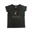 Picture of Women Vneck Tshirt (Black) - Braveheart LC