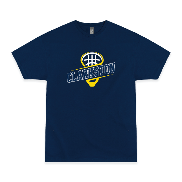 Picture of Short Sleeve Tshirt (Navy)-Clarkston Lacrosse