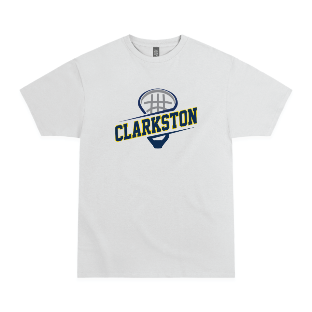 Picture of Short Sleeve Tshirt (White)-Clarkston Lacrosse