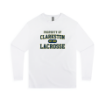 Picture of Long Sleeve Sleeve Tshirt (White)-Clarkston Lacrosse