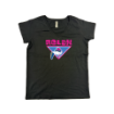 Picture of Women Vneck Tshirt (Black)-ReLAX