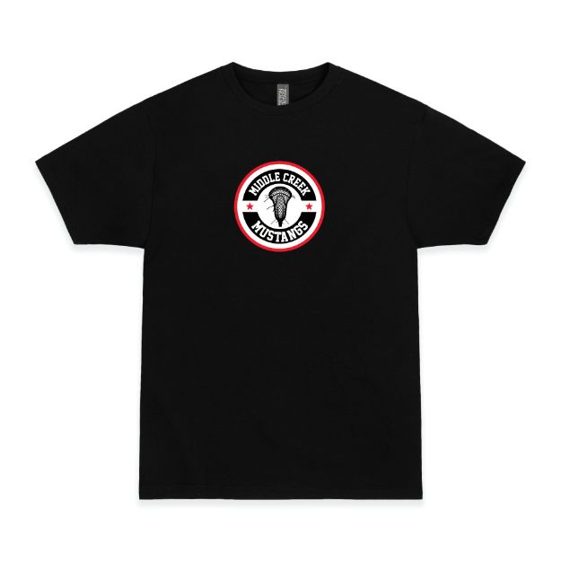 Picture of Short Sleeve Tshirt (Black)-Middle Creek Lacrosse