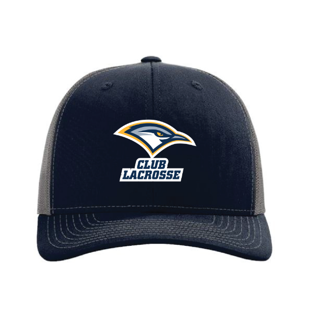 Picture of DTF-Mesh Snapback Hat - (Navy/Charcoal)-UT Chattanooga Club Lacrosse