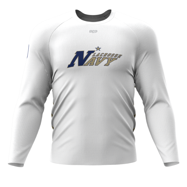 Picture of Long Sleeve Performance Shirt-Naval Academy Lacrosse