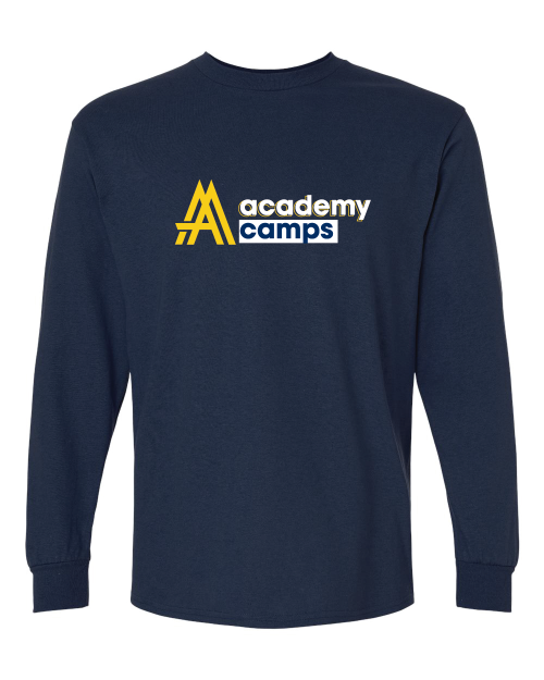 Picture of 1-Long Sleeve Sleeve Tshirt (Navy)-Academy Camps