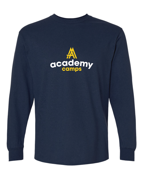 Picture of 3-Long Sleeve Sleeve Tshirt (Navy)-Academy Camps
