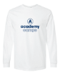 Picture of 4-Long Sleeve Sleeve Tshirt (White)-Academy Camps