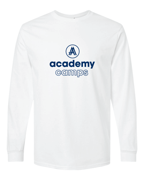 Picture of 4-Long Sleeve Sleeve Tshirt (White)-Academy Camps