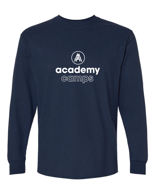 Picture of 4-Long Sleeve Sleeve Tshirt (Navy)-Academy Camps