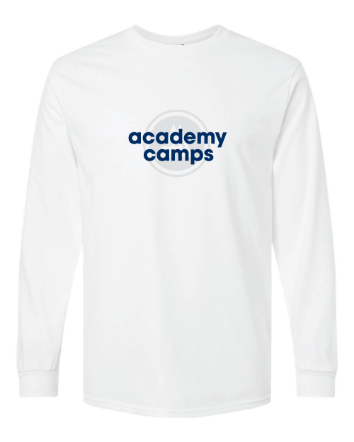 Picture of 6-Long Sleeve Sleeve Tshirt (White)-Academy Camps