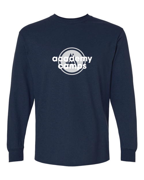 Picture of 6-Long Sleeve Sleeve Tshirt (Navy)-Academy Camps