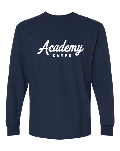 Picture of 9-Long Sleeve Sleeve Tshirt (Navy)-Academy Camps