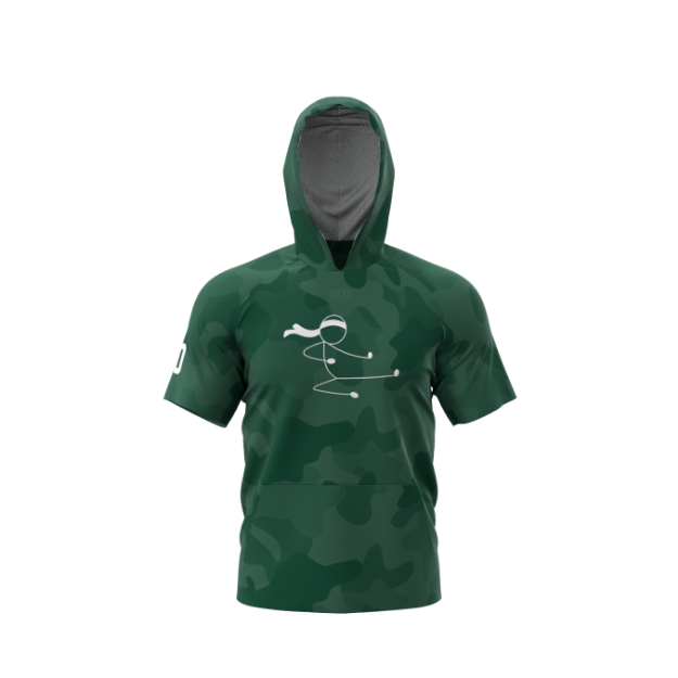 Picture of Short Sleeve Hood-Stick Figure Ninja