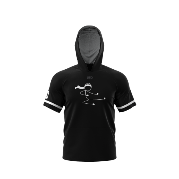 Picture of Short Sleeve Hood-Stick Figure Ninja