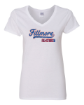 Picture of Roster Women Vneck Tshirt (White)
