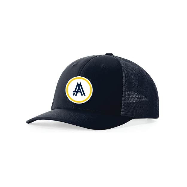Picture of Mesh Snapback Hat - (Mid Navy/Navy)-Academy Camps
