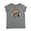 Picture of Women Vneck Tshirt (Ath Heather)-Simi Valley Football