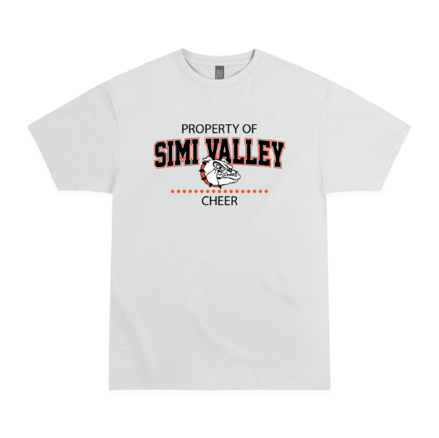 Picture of Short Sleeve Tshirt (White)-Simi Valley Cheer