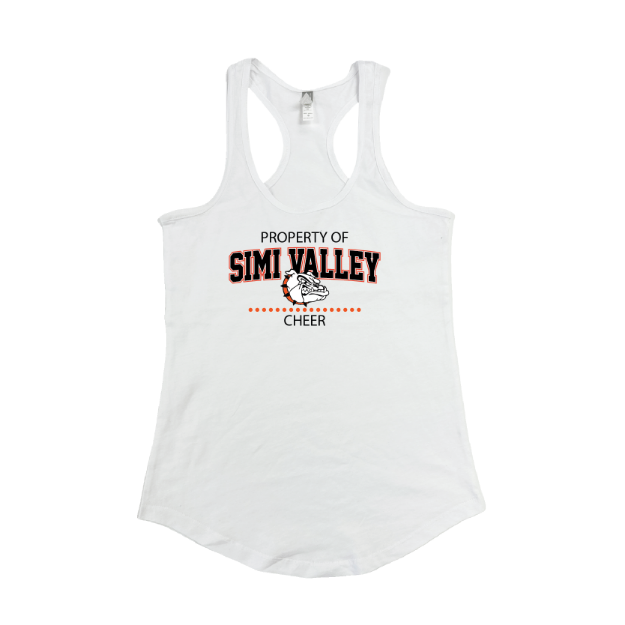 Picture of Women's Tank (White)-Simi Valley Cheer