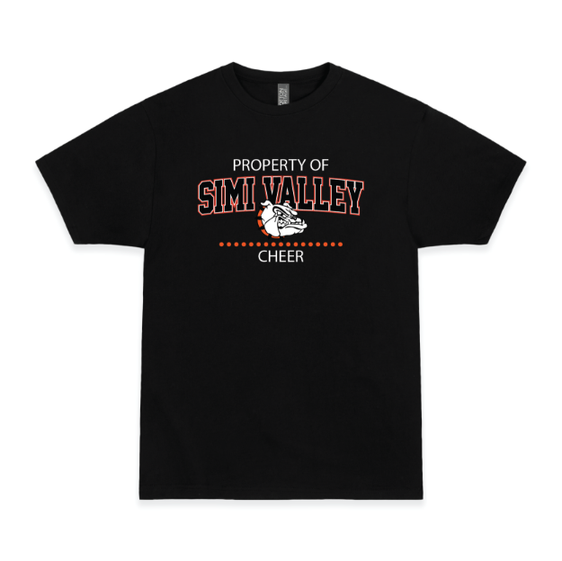 Picture of Short Sleeve Tshirt (Black)-Simi Valley Cheer