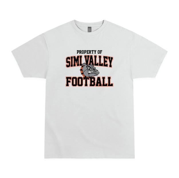 Picture of Short Sleeve Tshirt (White)-Simi Valley Football