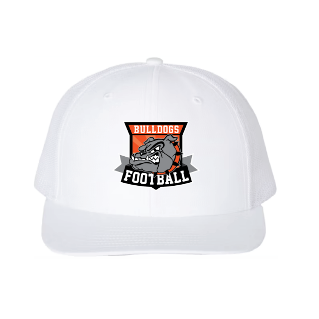 Picture of DTF-Mesh Snapback Hat - (White/White)-Simi Valley Football