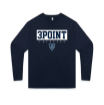 Picture of Long Sleeve Tshirt (Navy)-3POINT