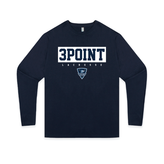 Picture of Long Sleeve Tshirt (Navy)-3POINT
