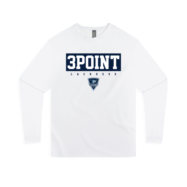 Picture of Long Sleeve Tshirt (White)-3POINT