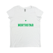 Picture of Women Vneck Tshirt (White)-Northstar-WHITE