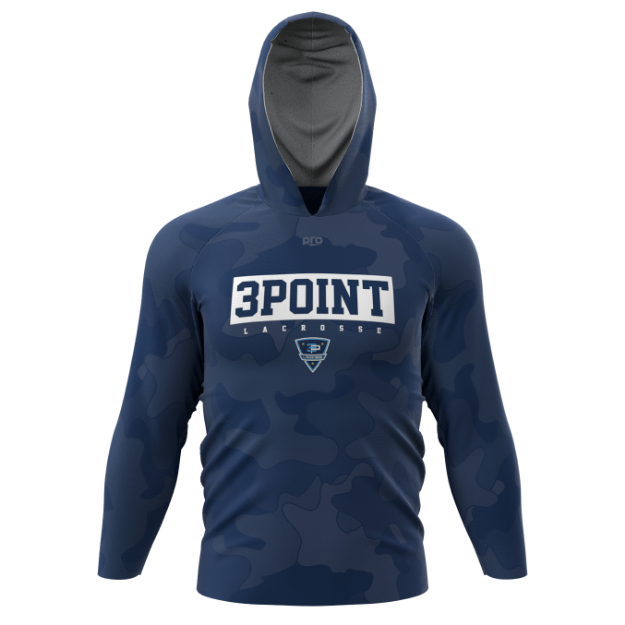 Picture of Long Sleeve Hooded Sun Shirt-3POINT