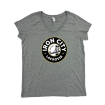 Picture of Women Vneck Tshirt (Ath Heather)-Iron City - Retail