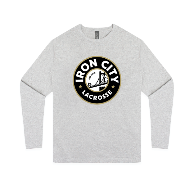 Picture of Long Sleeve Tshirt (Ath Heather)-Iron City - Retail