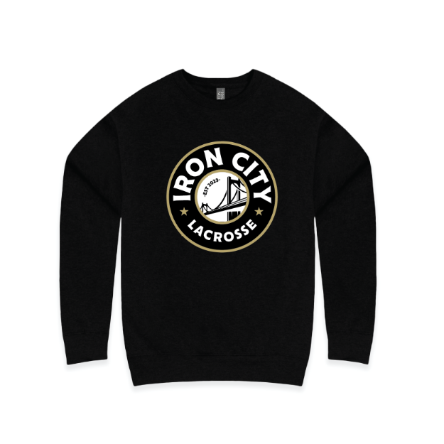 Picture of Crew Neck (Black)-Iron City - Retail