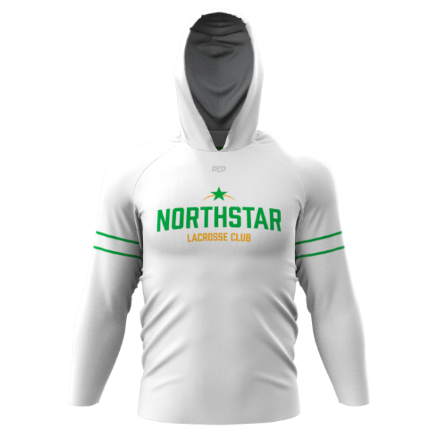 Picture of Long Sleeve Hooded Sun Shirt-Northstar-WHITE