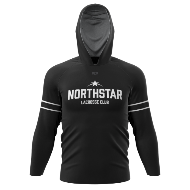 Picture of Long Sleeve Hooded Sun Shirt-Northstar-BLACK