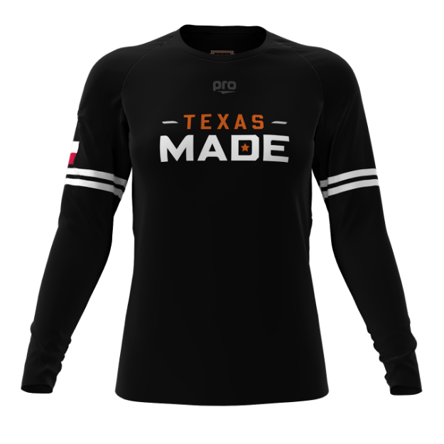 Picture of Women Long Sleeve Performance Shirt-Texas made RETAIL