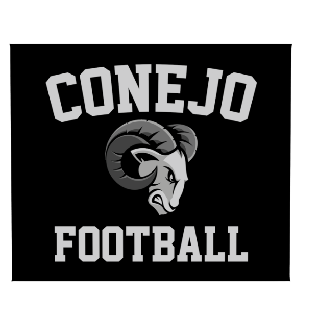 Picture of Water Repelent Picnic Blanket-CONEJO RAMS FOOTBALL
