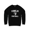 Picture of Crew Neck (Black)-CONEJO RAMS FOOTBALL