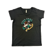 Picture of Women Vneck Tshirt (Black)-Clarkston High School Boys Lacrosse