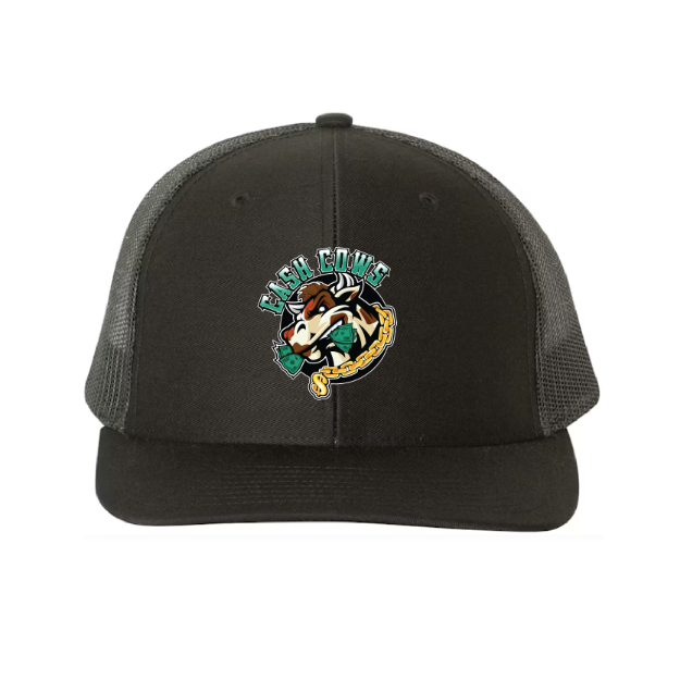 Picture of Mesh Snapback Hat - (Black/Black)-Clarkston High School Boys Lacrosse
