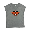 Picture of Women Vneck Tshirt (Ath Heather)-DC EXPRESS