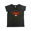 Picture of Women Vneck Tshirt (Black)-DC EXPRESS