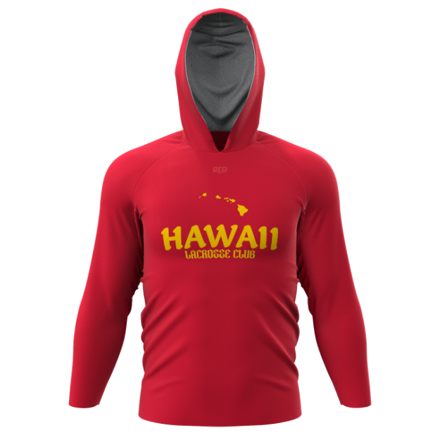 Picture of Long Sleeve Hooded Sun Shirt-HAWAII LACROSSE STORE